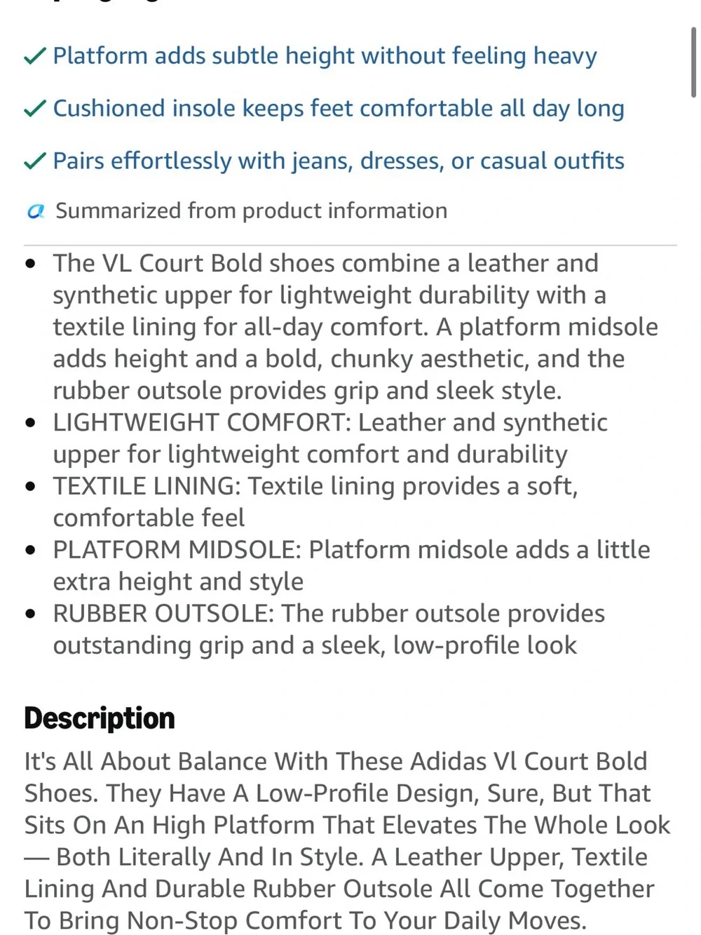 Adidas Womens Vl Court Bold Sneaker Cream & Burgundy Platform Sneakers